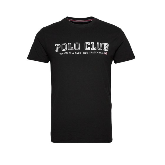 Ανδρικό T-shirt Vinson Polo BLACK