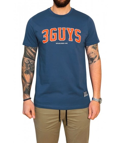 Ανδρικό Tshirt 3GUYS Indigo