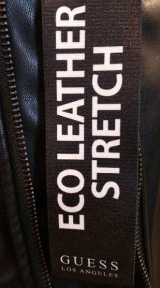 Ανδρικό μπουφάν Eco-Leather GUESS