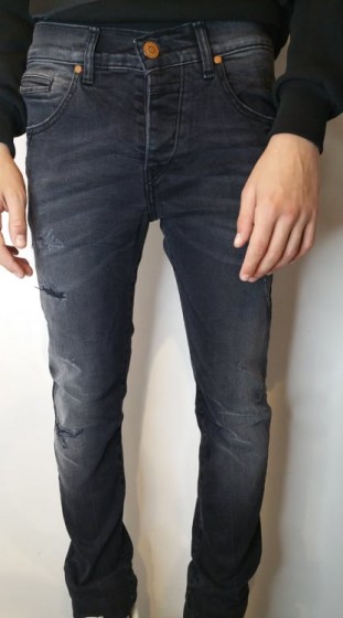Ανδρικό παντελόνι jean-black-"SINNERS"